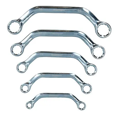 Metric MM Half Moon Ring C Obstruction Spanner Wrench 5pc 10 Sizes 8 – 22mm • $22.46