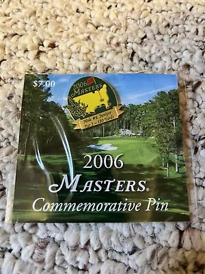 2006 MASTERS Golf Tournament Commemorative PIN- AUGUSTA NATIONAL • $24.99