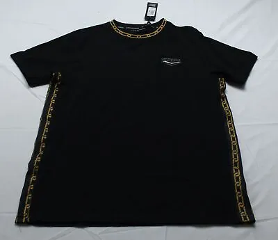 Supply & Demand NYC Men's Short Sleeve Bling Mono T-Shirt JJ4 Black Large NWT • $19.54