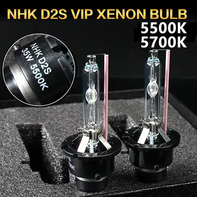 NHK D2S VIP HID Xenon Bulb 35W Car Headlight OEM Replacment 5500K 5700K Bright • $29.99