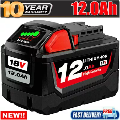 For Milwaukee For M18 48-11-1812 12.0 AH Battery 18V XC 12.0 HD High Output NEW • $44.49