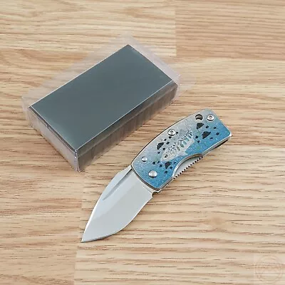 G.Sakai Money Clip Folding Knife 1.63  VG-10 Steel Blade Stainless Steel Handle • $65.19