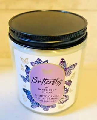 Bath & Body Works Butterfly Candle Single Wick Candle 7 Oz NEW • $16