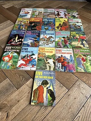 £10.50 • Buy The Famous Five By Enid Blyton Set (21 Books)