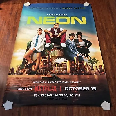 NEON *Daddy Yankee NETFLIX Orig. Series D/S Bus Stop Movie Poster 48x70inches • $75