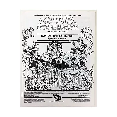 TSR Marvel Super He  Marvel Super Heroes - Campaign Setting - Day Of The Oc EX • $8