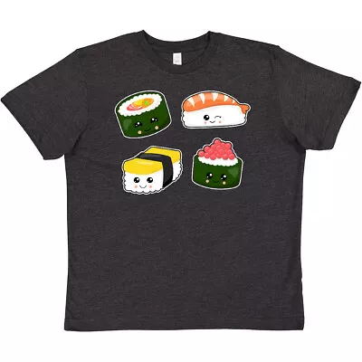Inktastic Sushi With Faces Youth T-Shirt Food Cute I Love Lover Tee Kids Child • $17.99