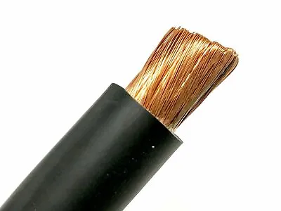 Battery & Welding Cable Copper 4/0 3/0 2/0 1/0 Thur 8 AWG Size By The Foot • $2.68