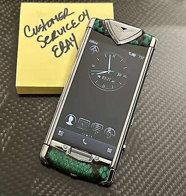 VERTU Constellation Touch Green Leather Limited Edition Of 388 Global 3G GSM • $1814.99