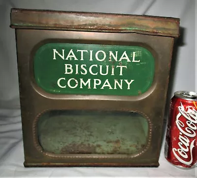 Antique Primitive National Biscuit Bakery Store Advertising Tin Cake Pantry Box • $595