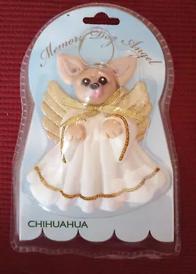 Rainbow Bridge Chihuahua Angel Memory Ornament Dog Puppy Fur Baby Figurine • $3.35