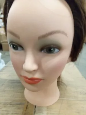 Cosmetology Mannequin Head Human Hair-New-Ms. Gemma Manikin 668kb • $39.09