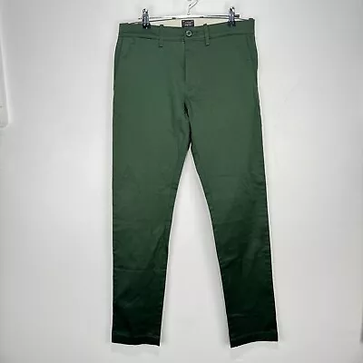 NEW J.Crew 484 Slim Stretch Chino Pants Green Cotton Stretch Men Size 29x32 • $29.89