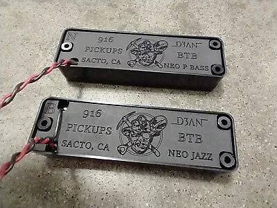 916 Pickups - Ibanez Btb 5 String Pickups - Neodymium P J Set - 108x32mm • $280