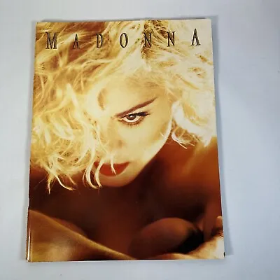 Madonna Large Blond Ambition Tour Programme & Wembley Ticket Stub 1990 • £69.99