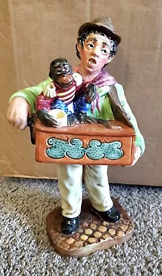 Royal Doulton Character Figure Organ Grinder HN 2173 With Monkey Has Small Chip • $85