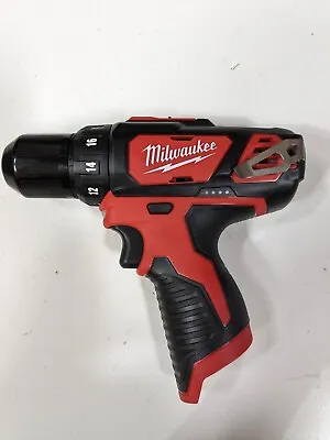 NEW MILWAUKEE 2407-20 M12 12V 12 Volt LED Cordless Lithium-Ion 3/8  Drill Driver • $44.99