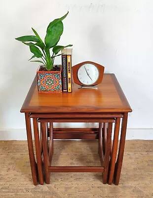 Vintage Retro G Plan Astro Nest Of Tables Tops Refininshed Teak Mid Century • £195