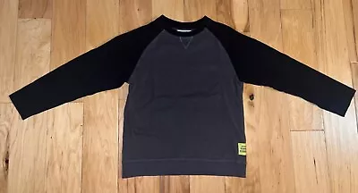 Zara Boys Gray & Black L/s Shirt Size 10 Excellent Cond Ld2 • $10.39