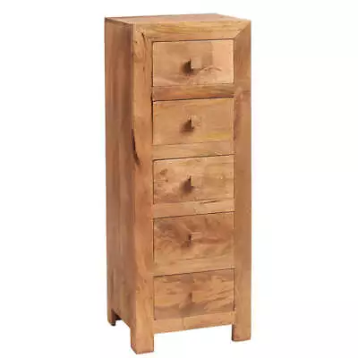 Dakota Light Mango 5 Chest Of Drawer • £329