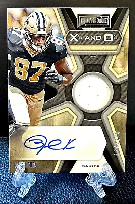 2019 Playbook JARED COOK #/249 Jersey Auto X’s & O’s🔥NFL New Orleans Saints • $12