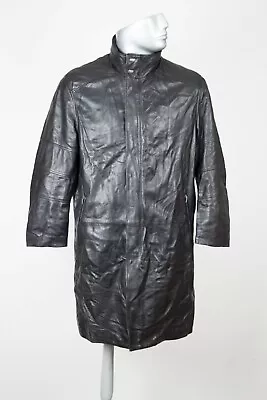 Rare 70s Versace Classic V2 Leather Coat Size 52 • $720