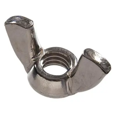 (10) 1/4-28 Wing Nut Stainless Steel Nuts 1/4 X 28 Thumb Nut 1/4x28 Fine Thread • $10.88