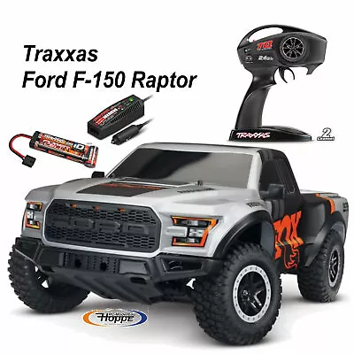 Traxxas Ford F-150 Raptor Fox Rtr +12V-Lader +Battery TRX58094-1FOX • £235.76