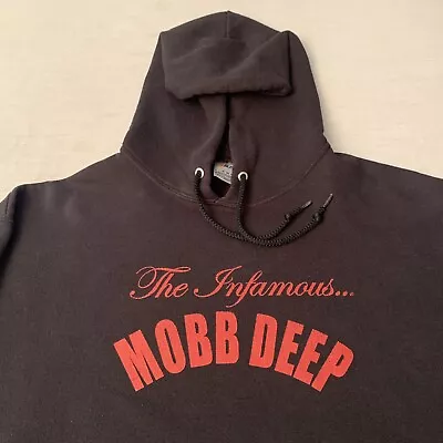 RaRE! The Infamous… MOBB DEEP Hoodie Size XL Hip Hop Vintage JERZEES Tag READ! • $849.97