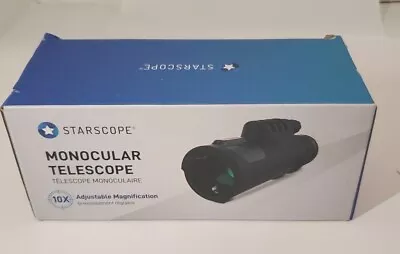 STARSCOPE Monocular Telescope G3 -Long-Range Scope 10x42 High Powered Brand New • $17.80