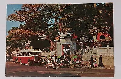 Macao Portugal Colony Barra Temple Postcard • $9