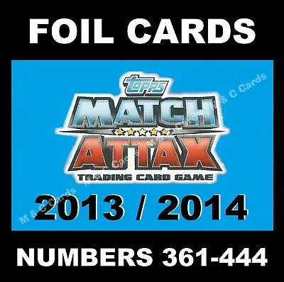 £0.99 • Buy Match Attax 2013/14 13/14 Premier League FOIL CARDS Man Of The Match / 100 Club