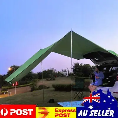 Car Roof Top Tent Awning Multi-function Camping Tents For Car (Green 440x300cm) • $65.59