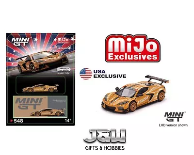 Mini GT Chevy Corvette C8.R Stars & Stripes 2023 Limited 4800 MGT00548 1/64 • $12.49