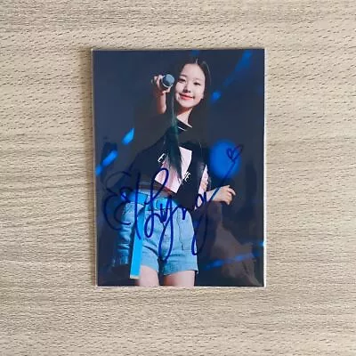 IVE Iz*one Wonyoung Autographed Signed Photo 2L Size IZONE • $192.21