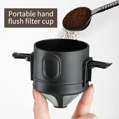 Paperless Coffee Filter Coffee Holder Pour Over Coffee Maker Coffee- Dripper • £5.04