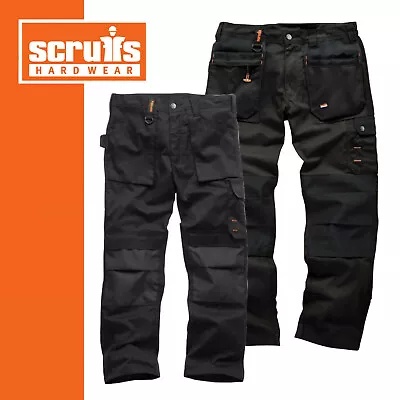 Scruffs WORKER PLUS / Worker Trousers | Trade Hard Wearing Work Trousers BLACK • £26.50