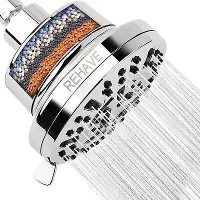 Filtered Shower Head - High Pressure Shower Head With Filter For Hard Water - • £21.57