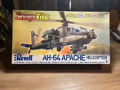 REVELL SnapTite AH-64 Apache Helicopter No. 85-1183 2011 Model Airplane Kit • $10