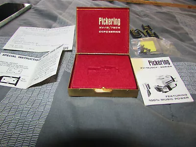 Vintage Pickering XV-15/750E DFC Series CASE ONLY NO CARTRIDGE W/ Papers Xtras • $24.49