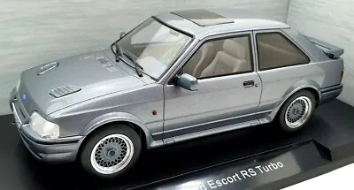 Model Car Group 1/18 Scale MCG18272 Ford Escort RS Turbo - Metallic Grey • £79.99