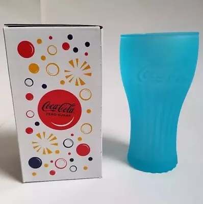 McDonalds Coca Cola Winning Sips Limited Edition 2024 Glass Blue Boxed Rare New • £9.99