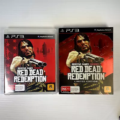 Red Dead Redemption Limited Edition PS3 Playstation 3 Boxed AUS PAL • $24.97