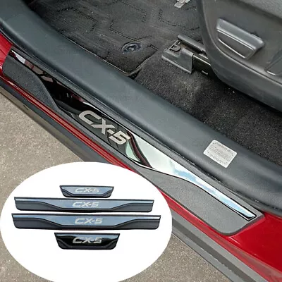 For Mazda CX5 Accessories 2024 Door Sill Protector Cover Scuff Plate Sticker • $31.89