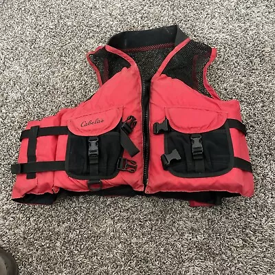 Cabela’s Life Jacket Red XXL/XXXL • $8