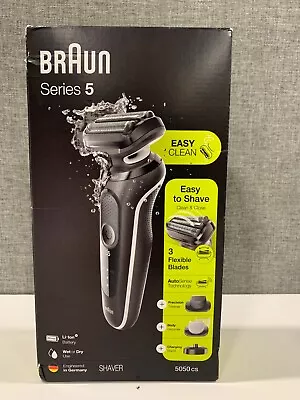 Braun Electric Razor For Men Waterproof Foil Shaver Series 5 5050cs Wet & Dry • $34.99