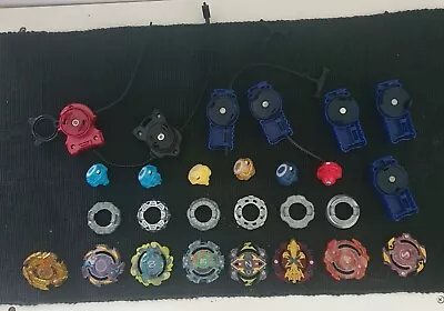 BEYBLADE Random Mixed Lot Bundle With Launchers Ripcords And Spares Hasbro  • $59.95