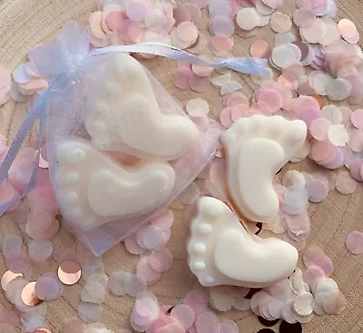 24 XBaby Shower Favours Scented Wax Feet Guest Thank You Gifts Boys Girls Unisex • £20