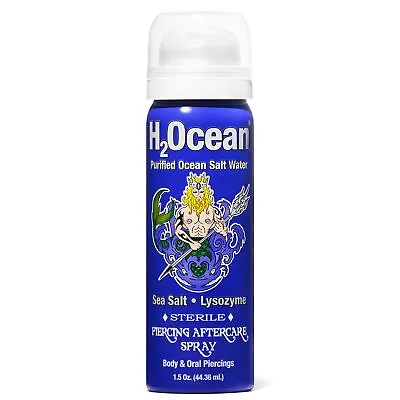 H2Ocean Piercing Aftercare Spray 1.5 Fluid Ounce • $16.39