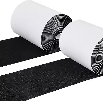 4 Inch X 9 Feet Hook And Loop Tape Strips With Adhesive Nylon Self Adhesive He • $18.87